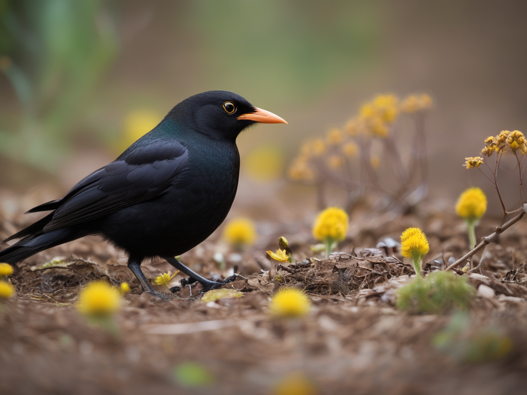 The Blackbird (Turdus merula): Facts, Habits, and Nesting Behavior