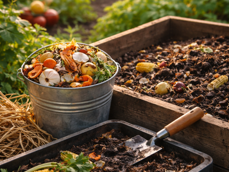 Kitchen Compost Reality in&nbsp;Gardening