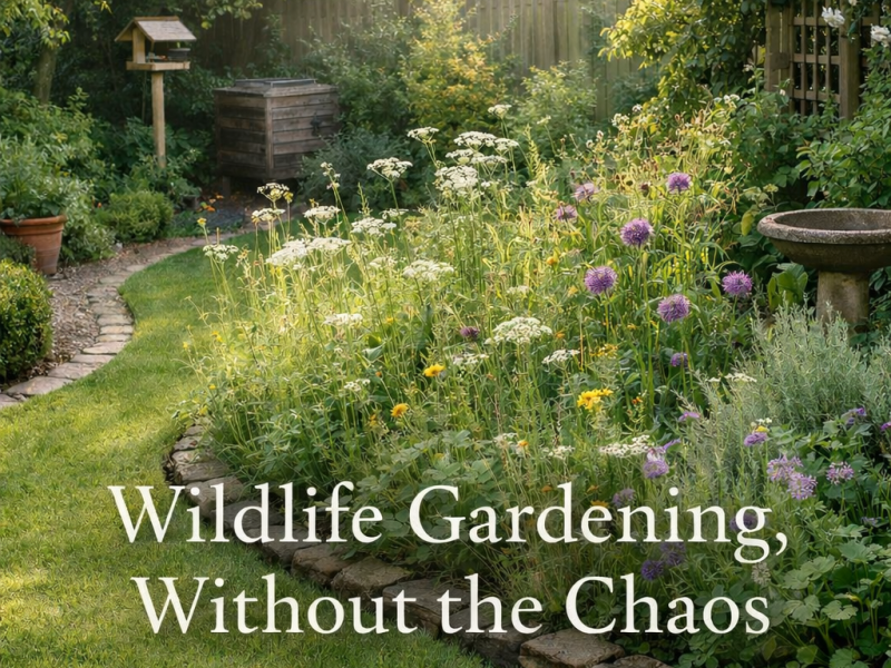 Wildlife Gardening, Without the&nbsp;Chaos
