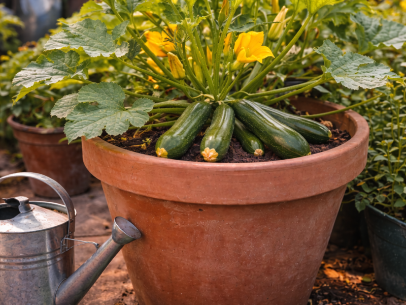 Growing Courgettes