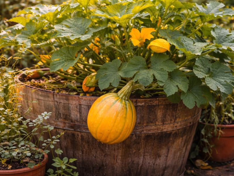 Growing Squash