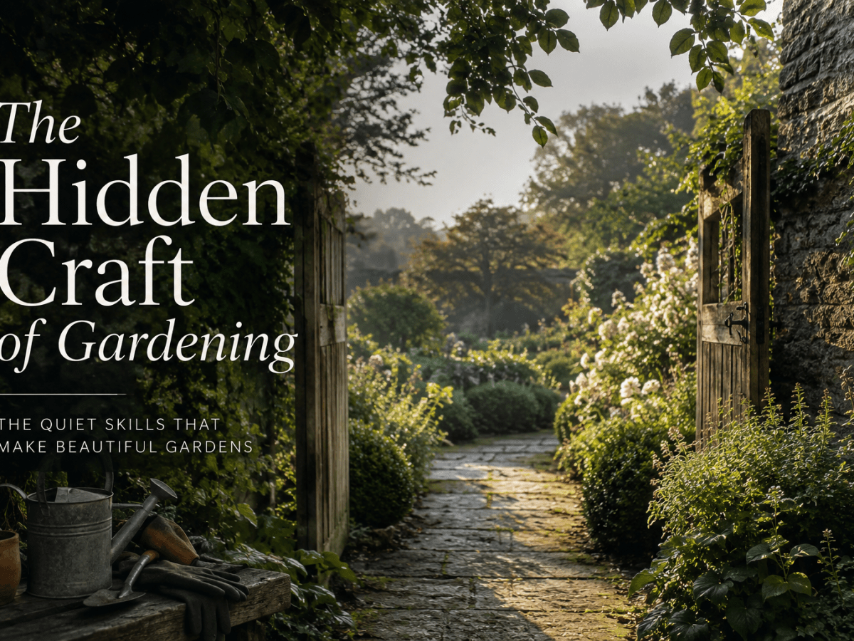 The Hidden Craft of&nbsp;Gardening