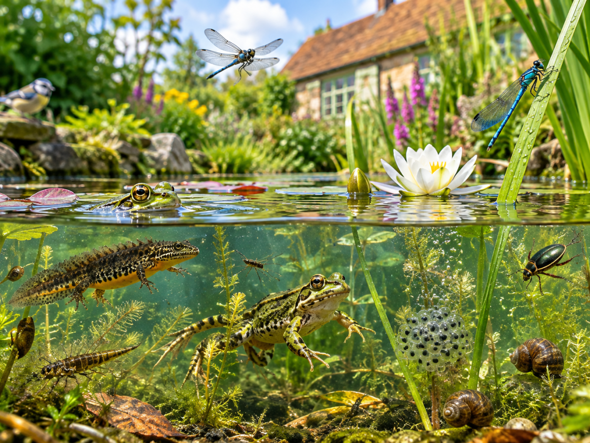 Life Beneath a UK Garden&nbsp;Pond